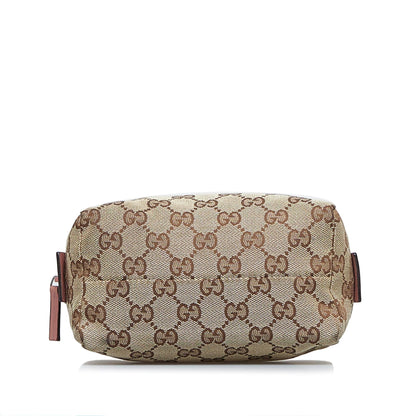 Gucci GG Canvas Cosmetic Pouch (SHG-naEElv)
