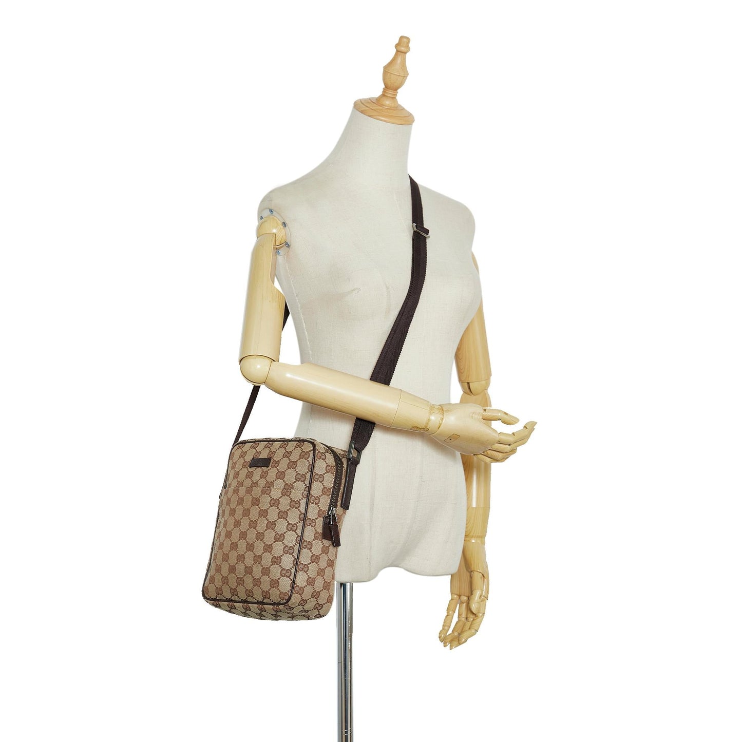 Gucci GG Canvas Crossbody Bag (SHG-V9LYOe)