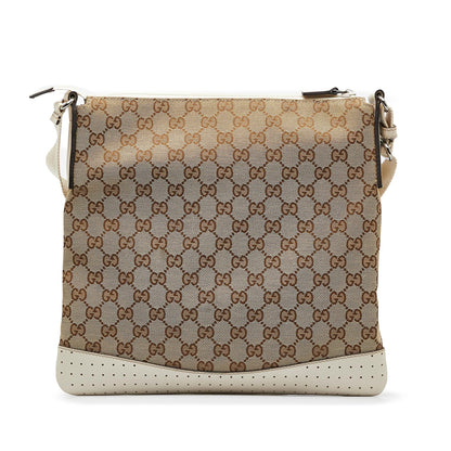 Gucci GG Canvas Crossbody Bag (SHG-keKDFG)