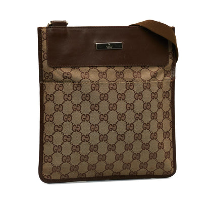 Gucci GG Canvas Crossbody Bag (SHG-XBjUiA)