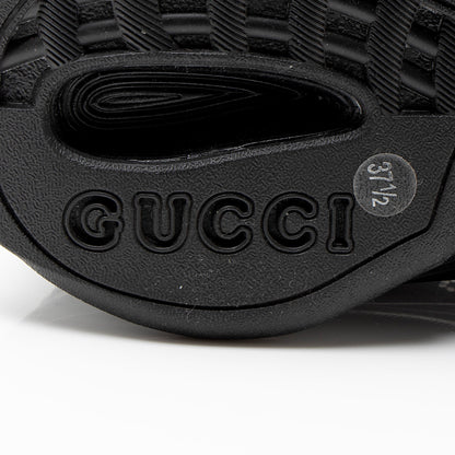 Gucci GG Canvas Crystal Run Sneakers - Size 7.5 / 37.5
