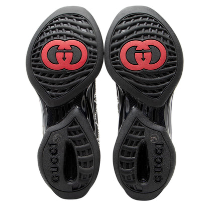 Gucci GG Canvas Crystal Run Sneakers - Size 7.5 / 37.5