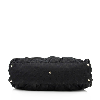 Gucci GG Canvas D Ring Large Hobo (SHF-23806)