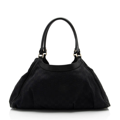 Gucci GG Canvas D Ring Large Hobo (SHF-dhCol9)