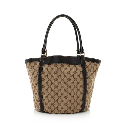 Gucci GG Canvas D Ring Medium Tote (SHF-21408)