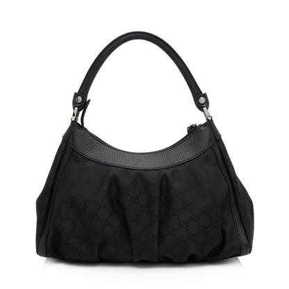 Gucci GG Canvas D Ring Small Hobo (SHF-4GVypv)
