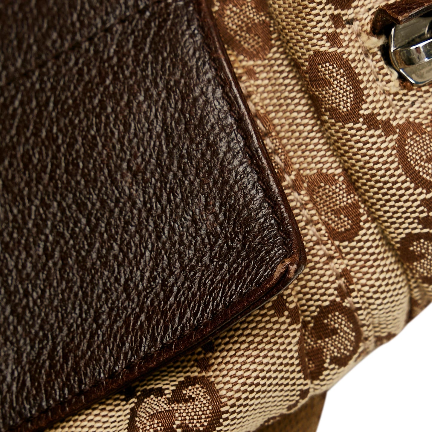 Gucci GG Canvas Double Pocket Belt Bag (SHG-37191)