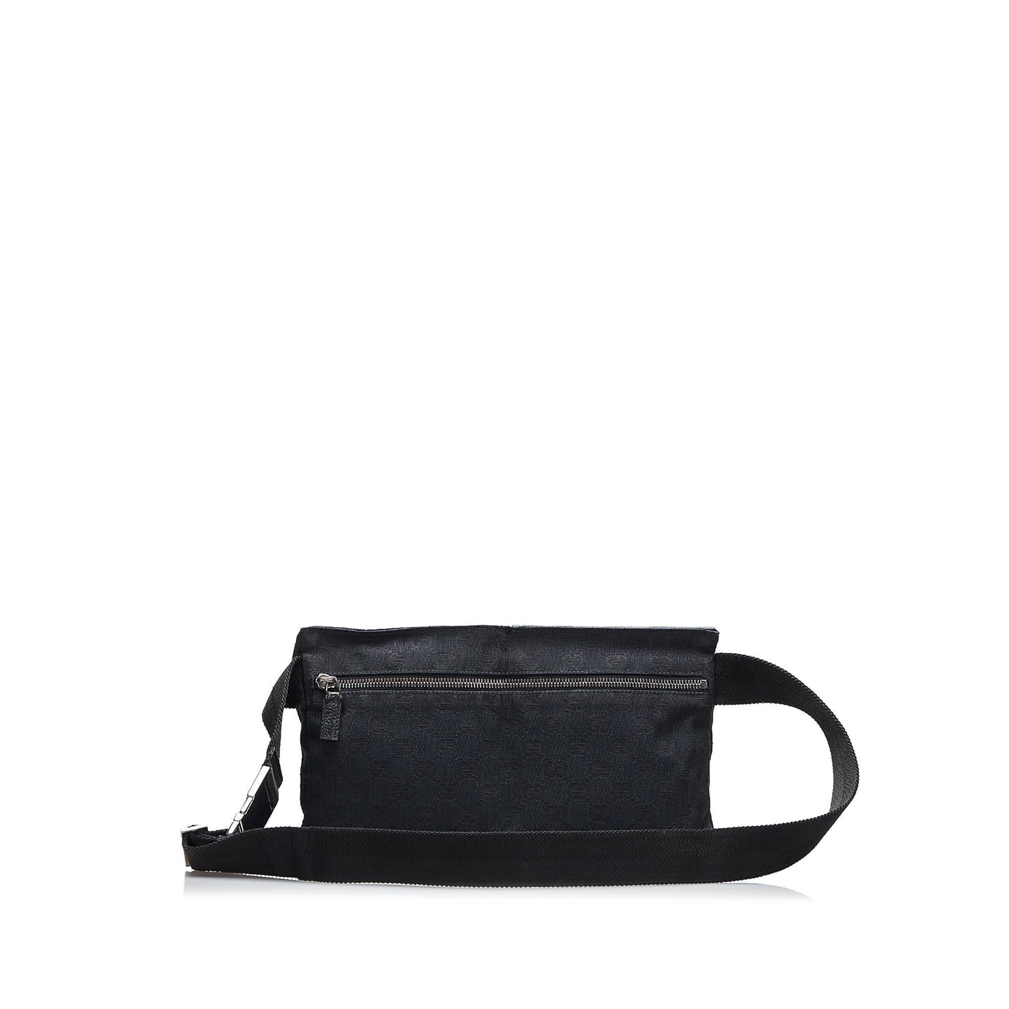 Gucci GG Canvas Double Pocket Belt Bag (SHG-RSeo1B)