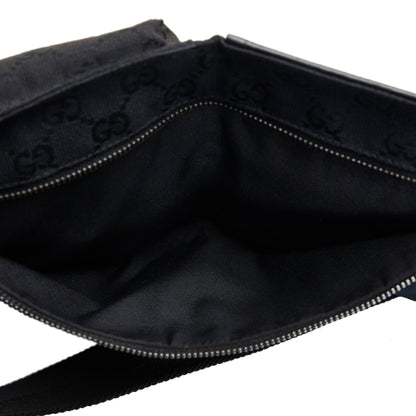 Gucci GG Canvas Double Pocket Belt Bag (SHG-RSeo1B)