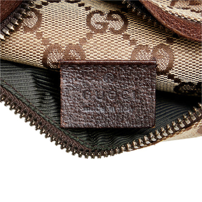 Gucci GG Canvas Double Pocket Belt Bag (SHG-Ne4e13)