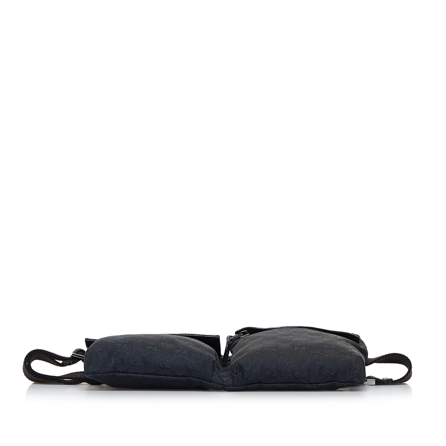 Gucci GG Canvas Double Pocket Belt Bag (SHG-jTXA2O)