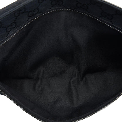Gucci GG Canvas Double Pocket Belt Bag (SHG-jTXA2O)