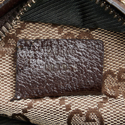 Gucci GG Canvas Double Pocket Belt Bag (SHG-MsV5eS)