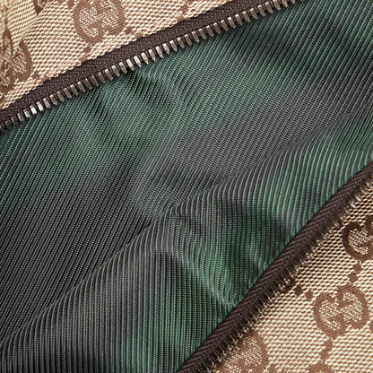 Gucci GG Canvas Double Pocket Belt Bag (SHG-MsV5eS)