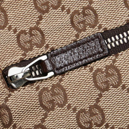 Gucci GG Canvas Double Pocket Belt Bag (SHG-MsV5eS)