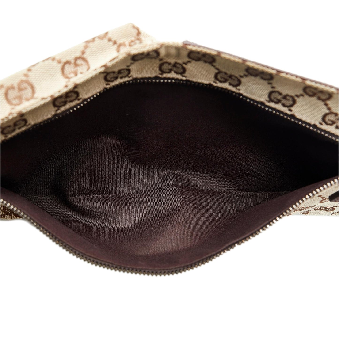 Gucci GG Canvas Double Pocket Belt Bag (SHG-K8VhdU)