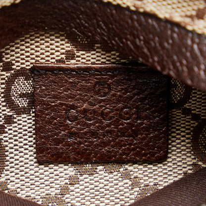 Gucci GG Canvas Double Pocket Belt Bag (SHG-K8VhdU)