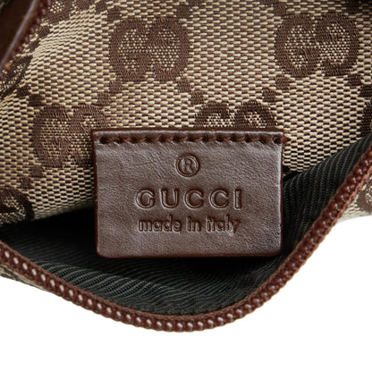 Gucci GG Canvas Double Pocket Belt Bag (SHG-SGCRHa)