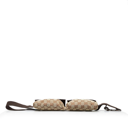 Gucci GG Canvas Double Pocket Belt Bag (SHG-LG8NkK)