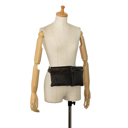 Gucci GG Canvas Double Pocket Belt Bag (SHG-A3c4cV)