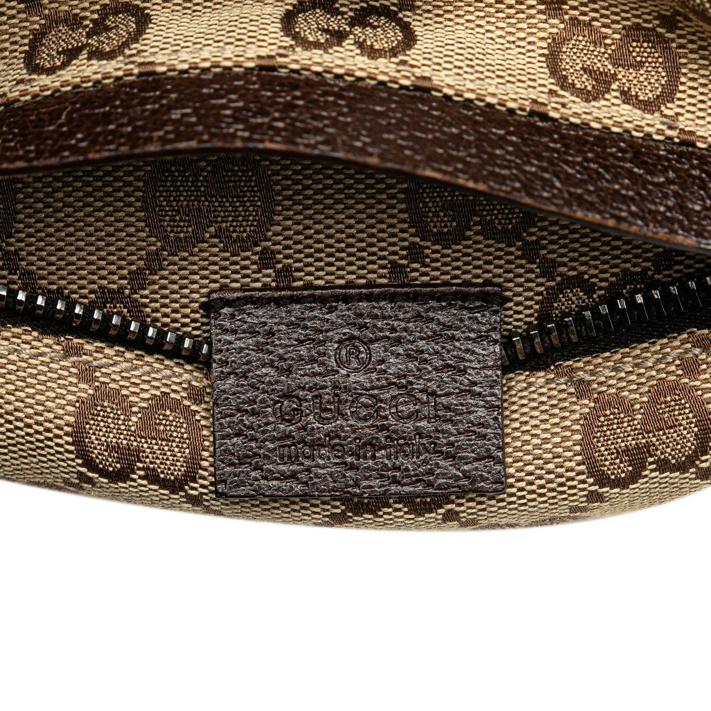 Gucci GG Canvas Double Pocket Belt Bag (SHG-e5K44J)