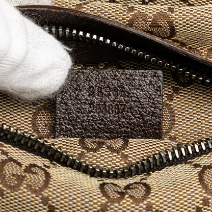 Gucci GG Canvas Double Pocket Belt Bag (SHG-e5K44J)