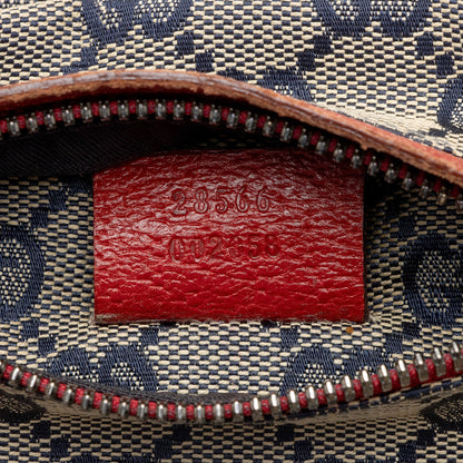 Gucci GG Canvas Double Pocket Belt Bag (SHF-SkYvtK)