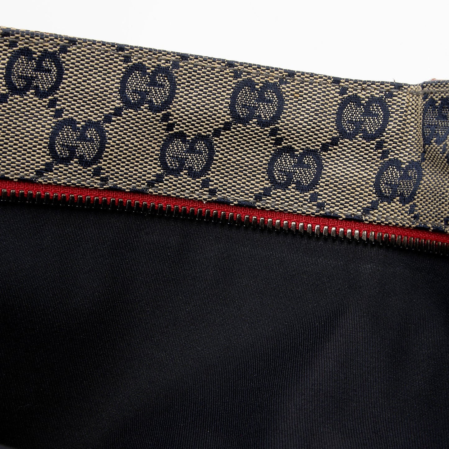 Gucci GG Canvas Double Pocket Belt Bag (SHF-SkYvtK)