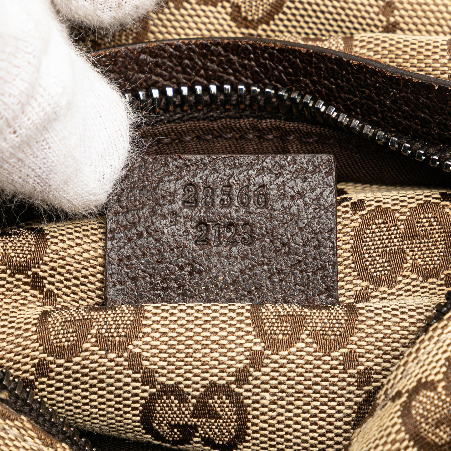 Gucci GG Canvas Double Pocket Belt Bag