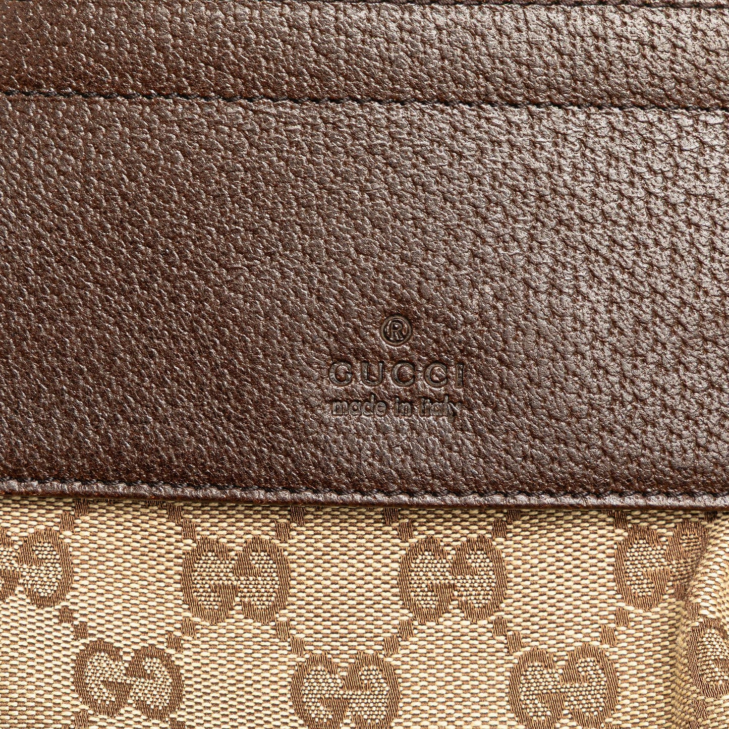 Gucci GG Canvas Double Pocket Belt Bag