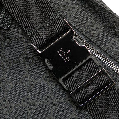 Gucci GG Canvas Double Pocket Belt Bag