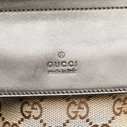 Gucci GG Canvas Double Pocket Belt Bag