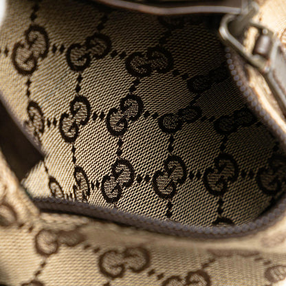 Gucci GG Canvas Double Pocket Belt Bag