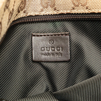 Gucci GG Canvas Double Pocket Belt Bag