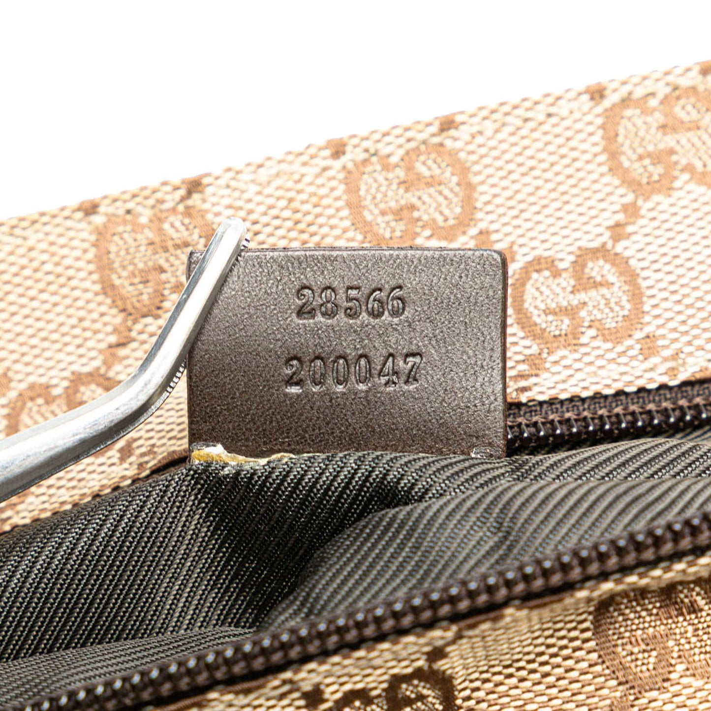 Gucci GG Canvas Double Pocket Belt Bag