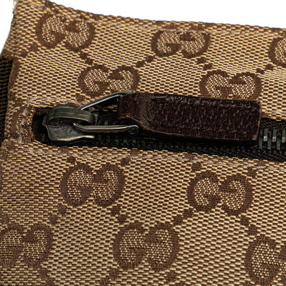 Gucci GG Canvas Double Pocket Belt Bag