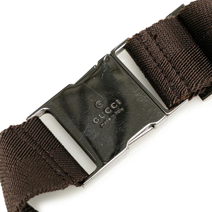 Gucci GG Canvas Double Pocket Belt Bag