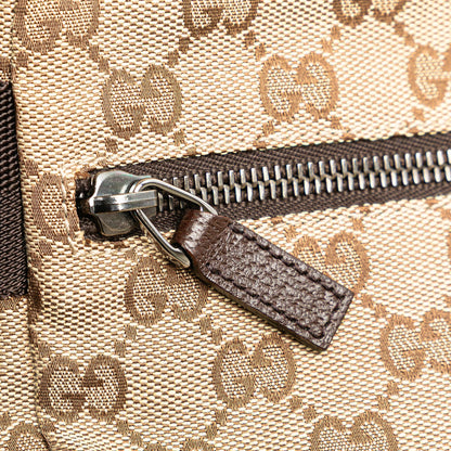 Gucci GG Canvas Double Pocket Belt Bag