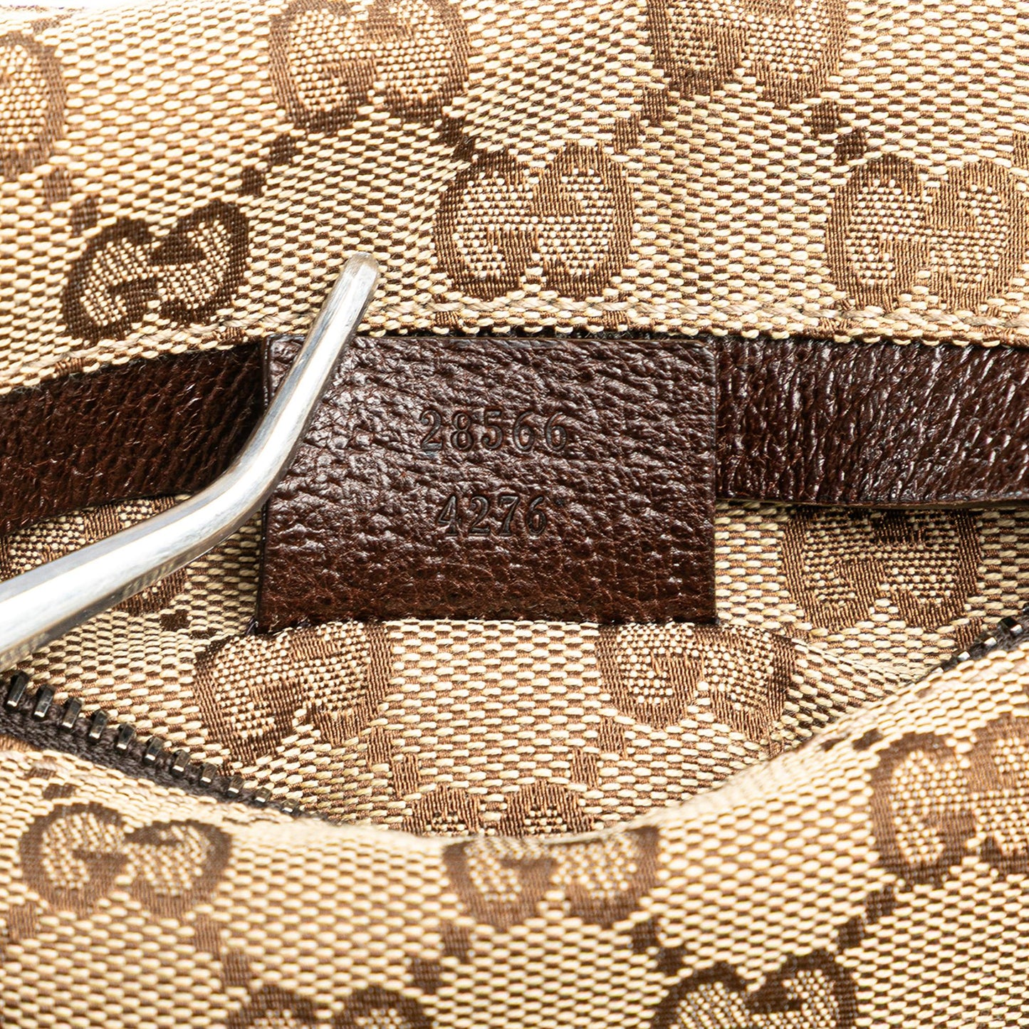 Gucci GG Canvas Double Pocket Belt Bag