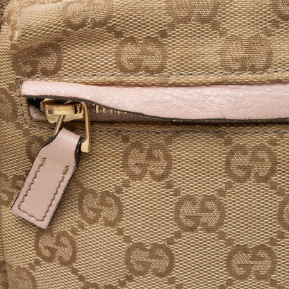 Gucci GG Canvas Double Pocket Belt Bag