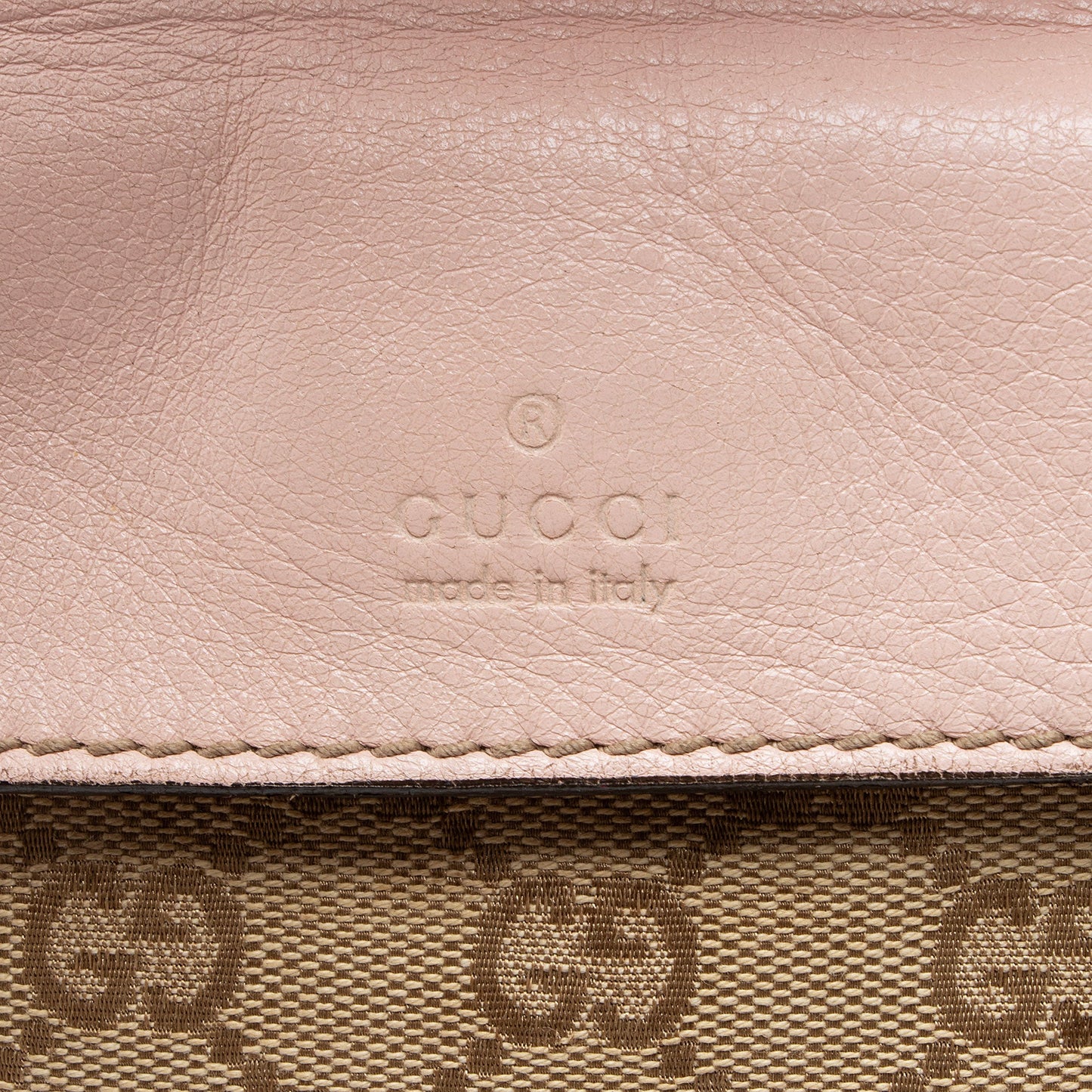 Gucci GG Canvas Double Pocket Belt Bag