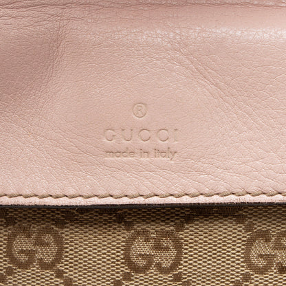 Gucci GG Canvas Double Pocket Belt Bag