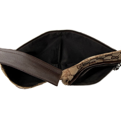 Gucci GG Canvas Double Pocket Belt Bag