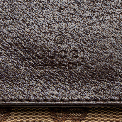 Gucci GG Canvas Double Pocket Belt Bag