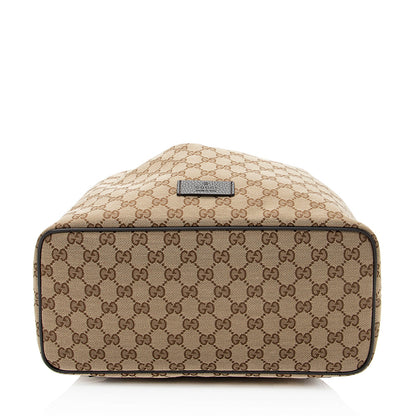 Gucci GG Canvas Drawstring Backpack (SHF-20125)