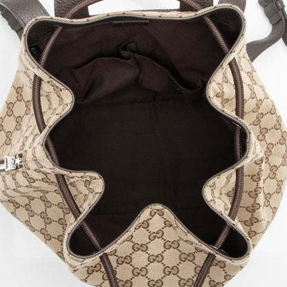 Gucci GG Canvas Drawstring Backpack (SHF-23566)