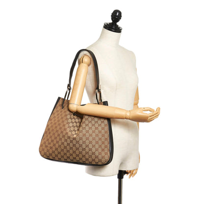 Gucci GG Canvas Drawstring Shoulder Bag (SHG-32073)