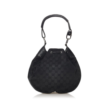 Gucci GG Canvas Drawstring Shoulder Bag (SHG-32220)