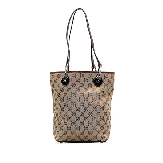 Gucci GG Canvas Eclipse Tote (SHG-soyDj3)