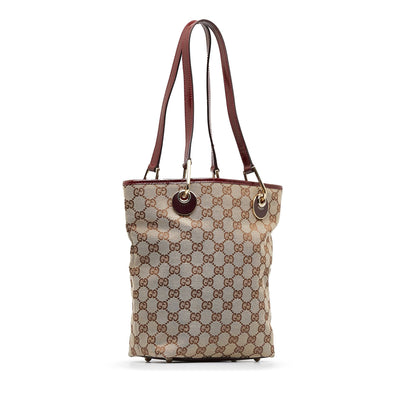 Gucci GG Canvas Eclipse Tote (SHG-PaKaf2)